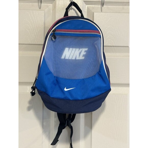 Nike‎ Mini Back Pack White Logo Sports Casual - Picture 1 of 6